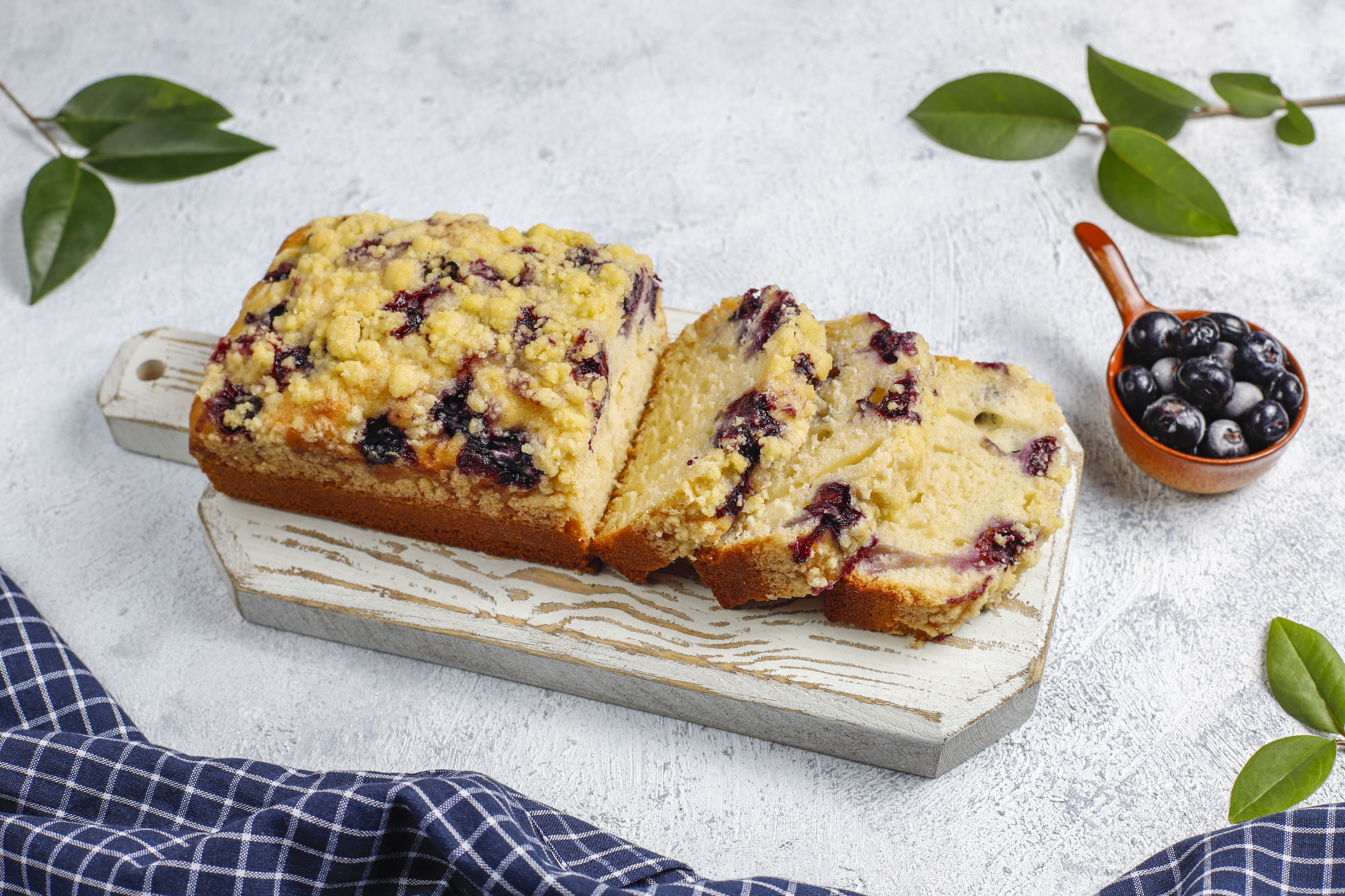Lemon blueberry loaf