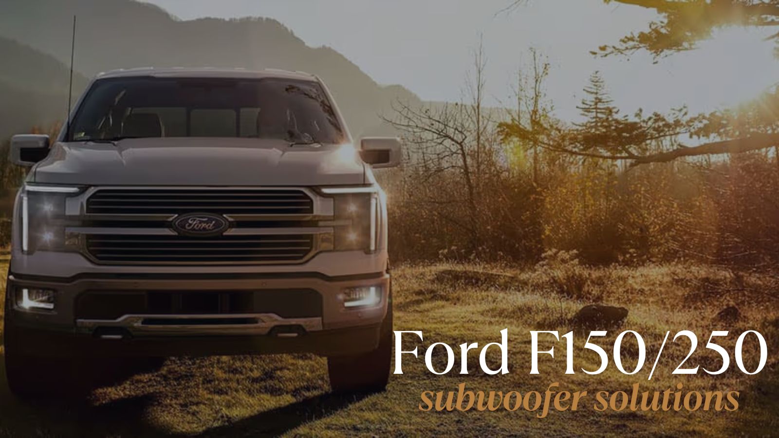 The Leader in Ford Behind the Seat Subwoofer Boxes
