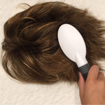 Detangle the extension before washing