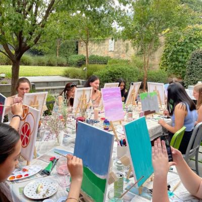 Paint and Sip Session