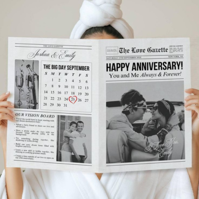 Anniversary Newspaper Puzzle