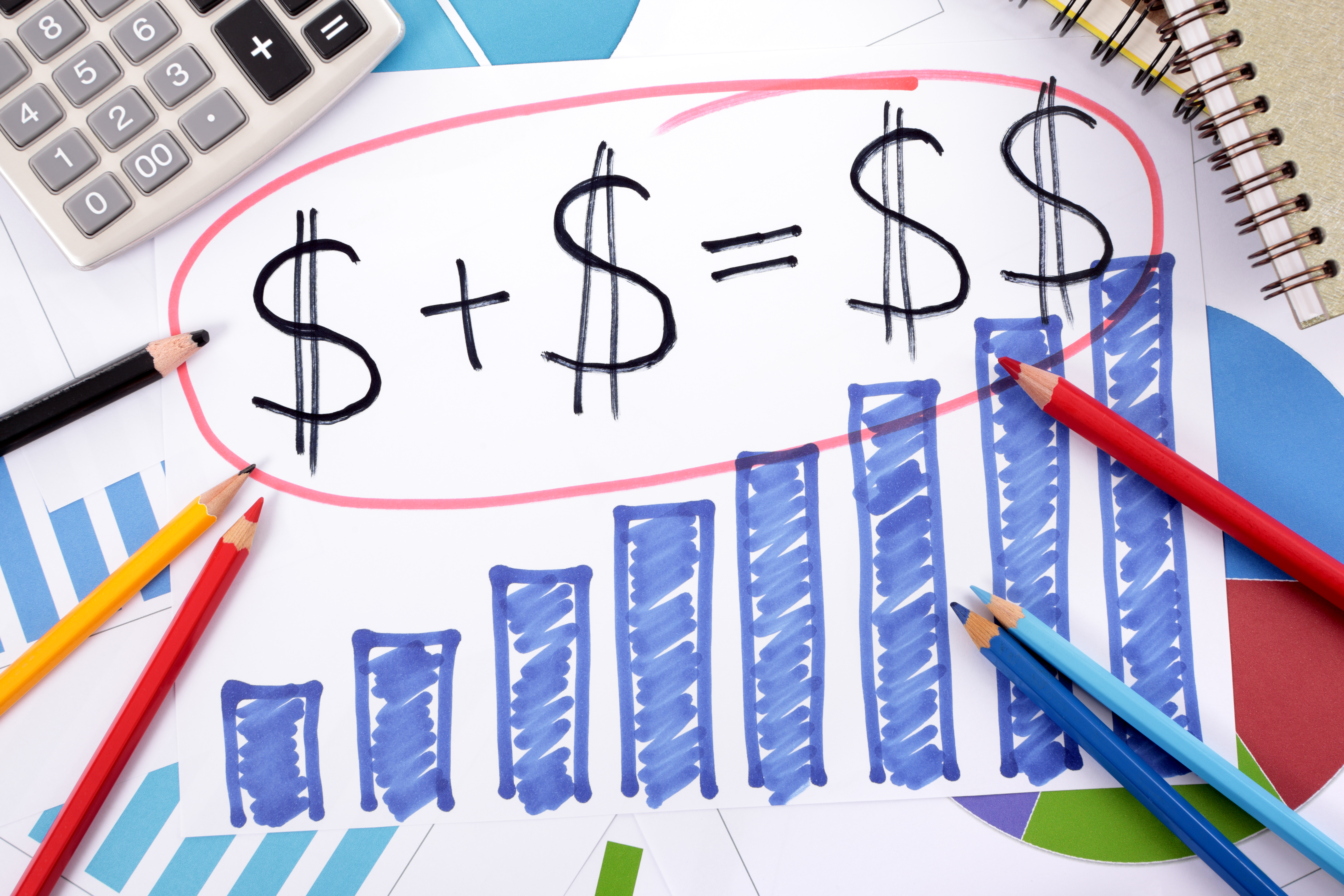 Illustration of cash flow forecasting