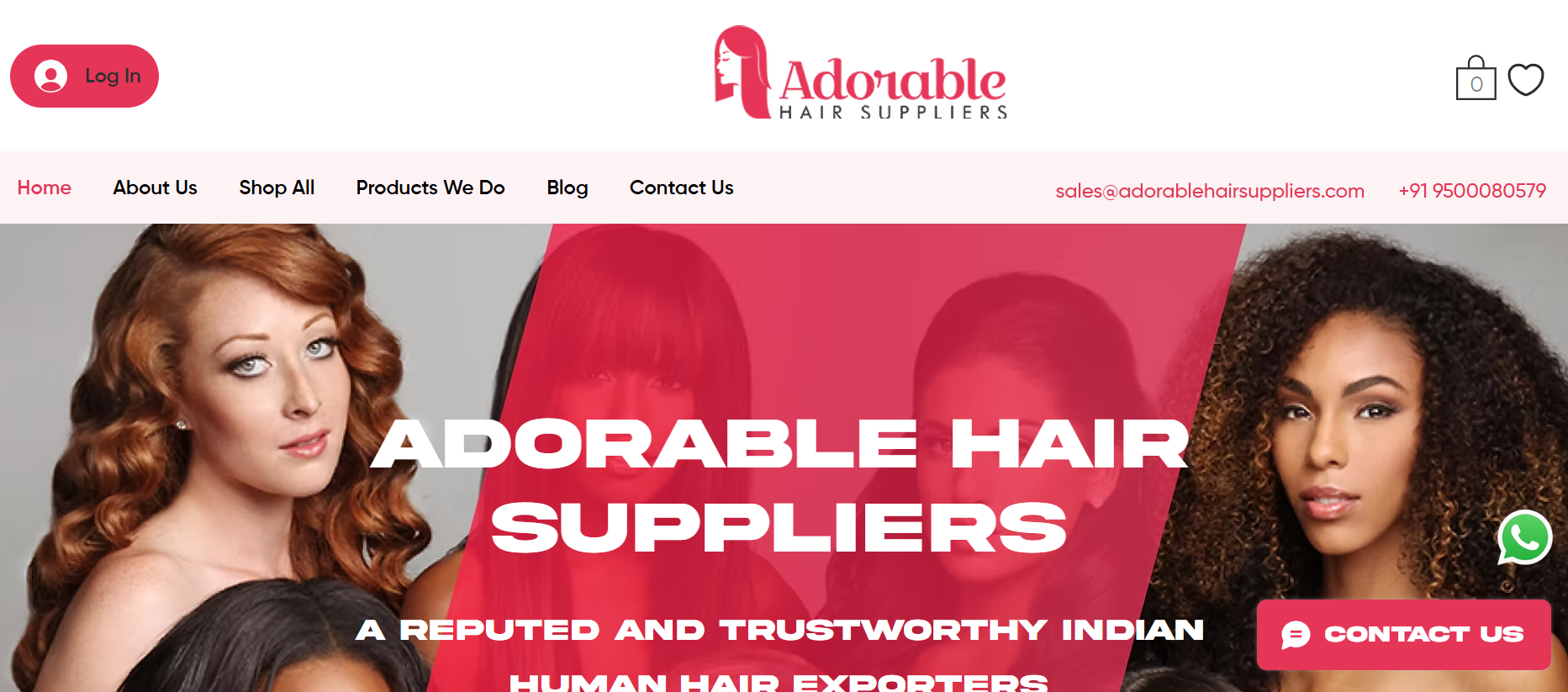 Adorable Hair Homepage