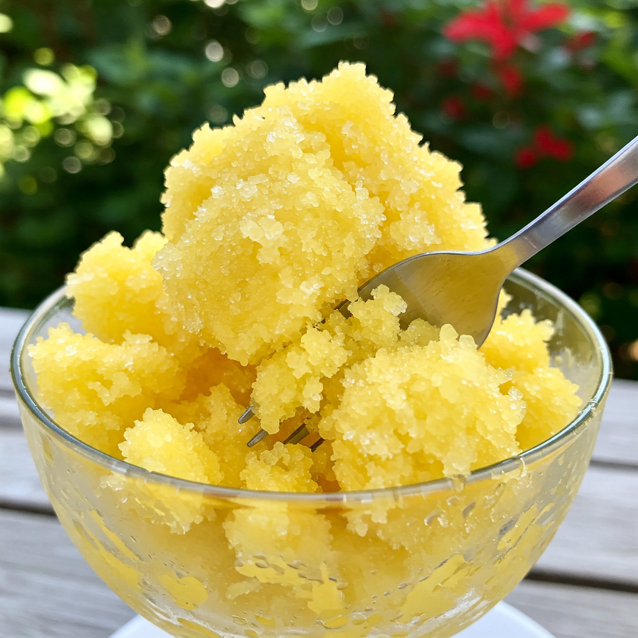 Pineapple granita