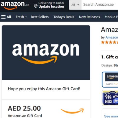 Amazon gift card