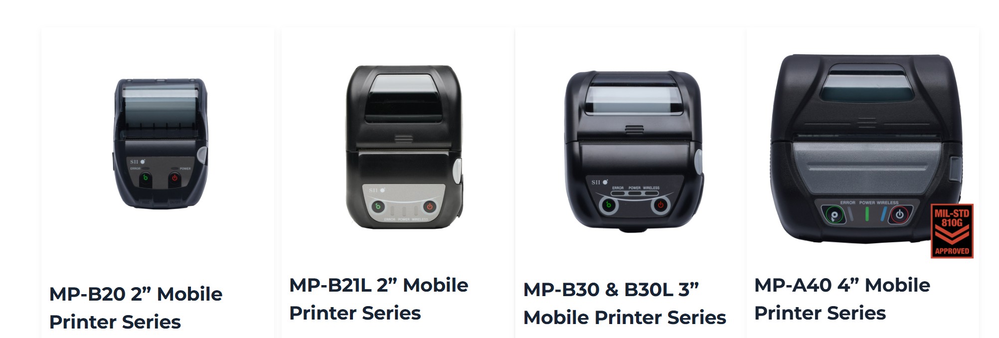 Seiko mobile printers sold by DuraFast Label Company