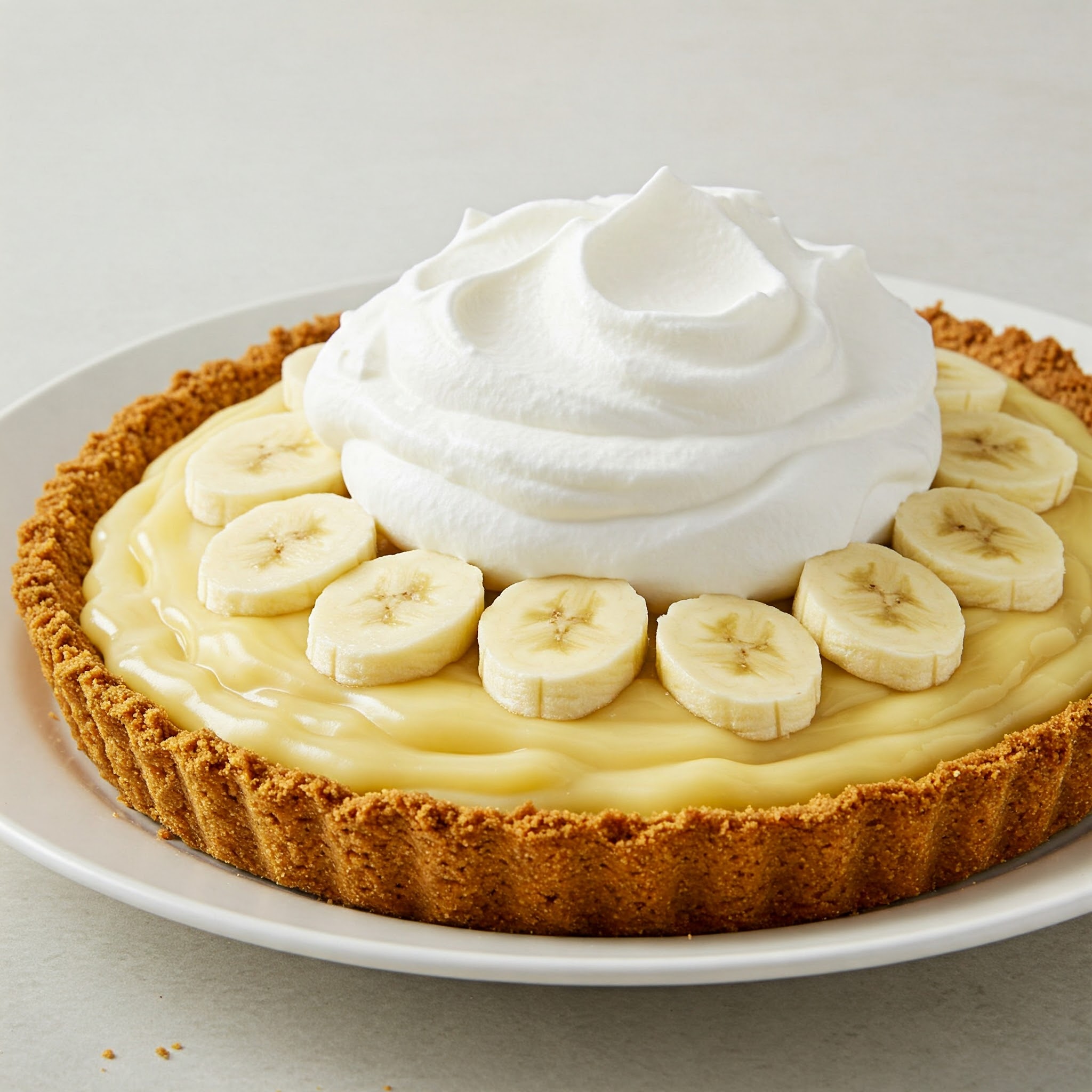 Banana cream tart