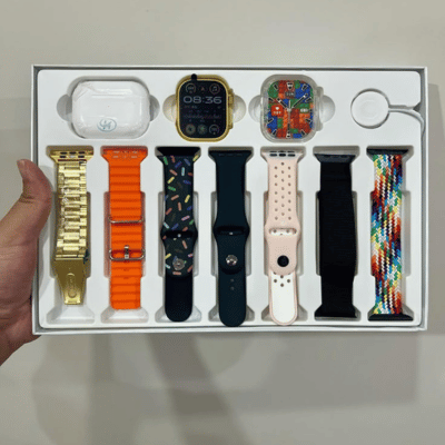 A box full of smart watch accesories