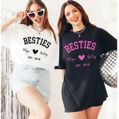 Custom Besties T-Shirt