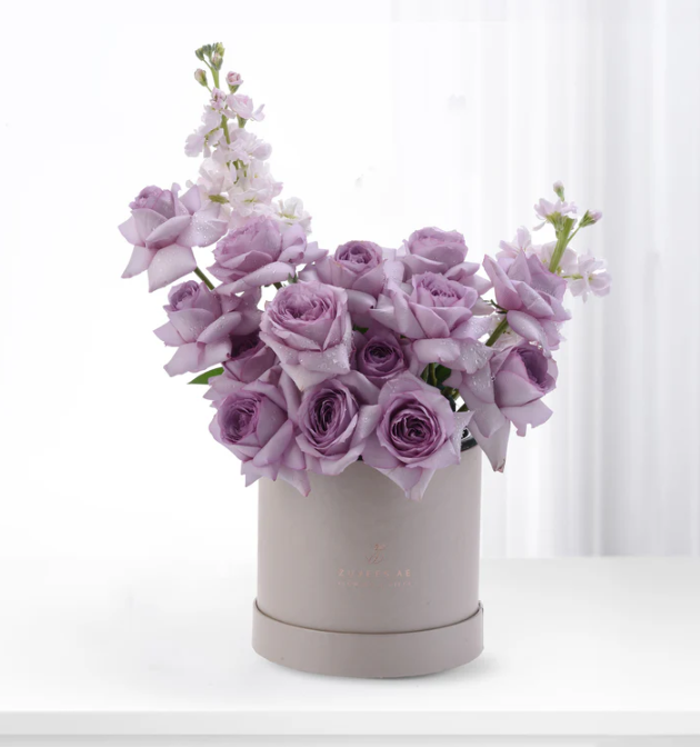 Lavender Bliss in Sand Bloom Box
