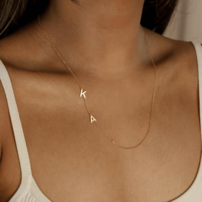 Caitlyn Minimalist Initial Necklace
