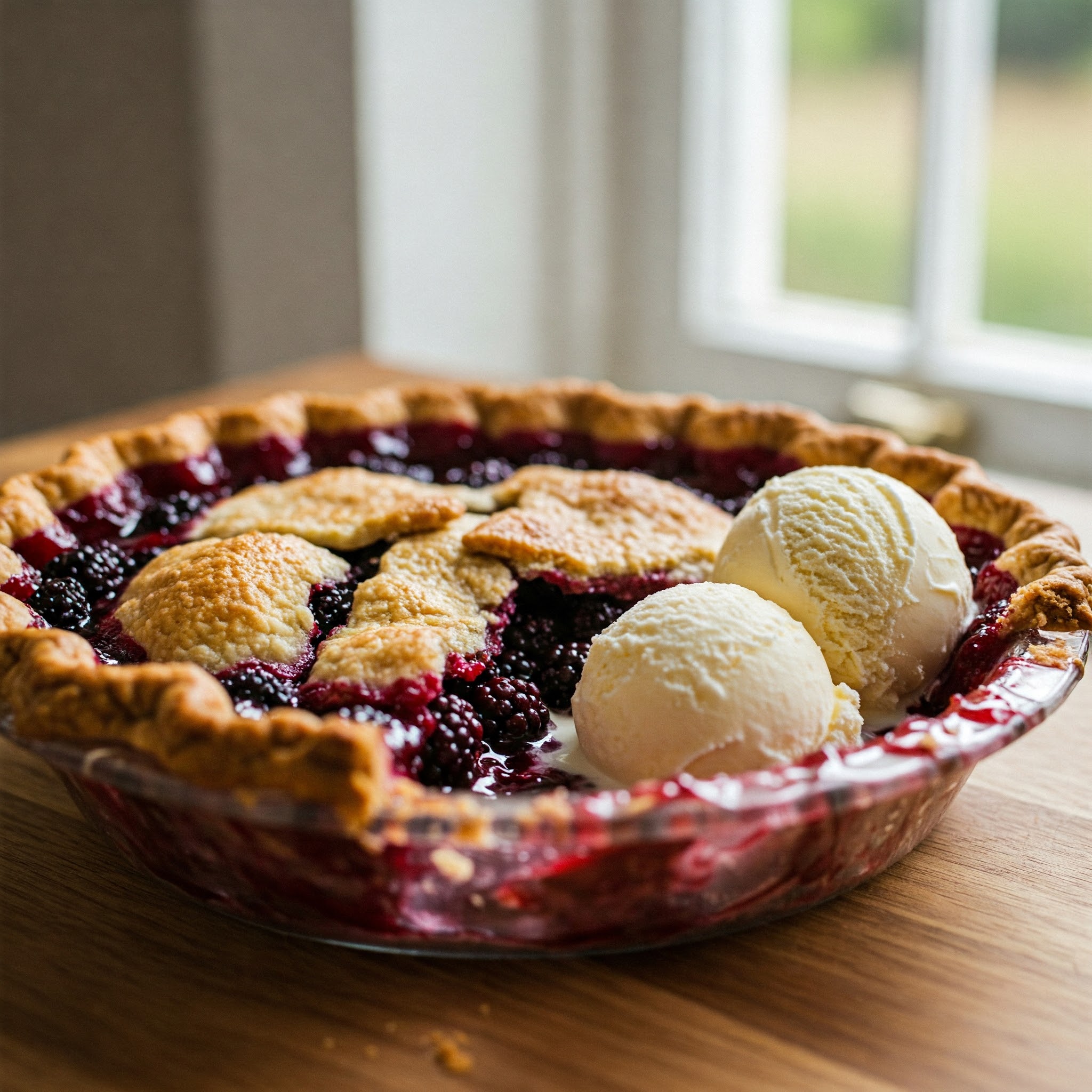 Blackberry pie