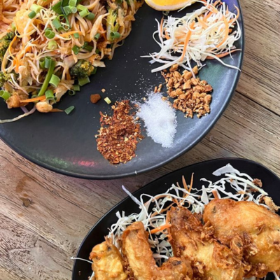 Tasty food in a restaurant