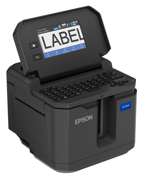 Epson industrial label printer with touchscreen