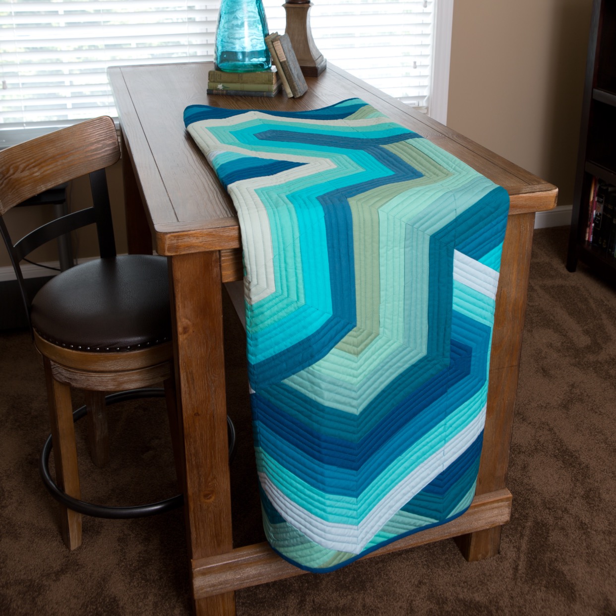 Pathways Jelly Roll Quilt by Bryan House Quilts