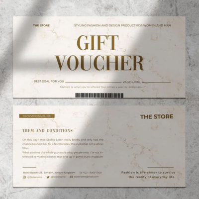 Gift voucher
