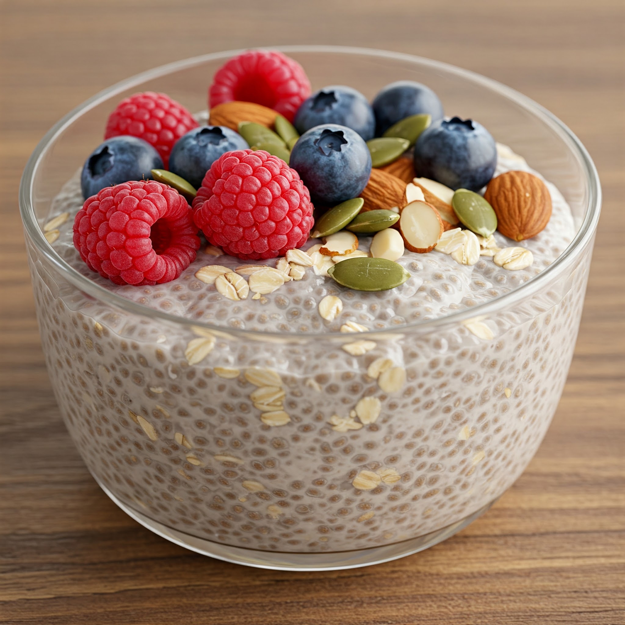 Chia Seed and Oats Pudding