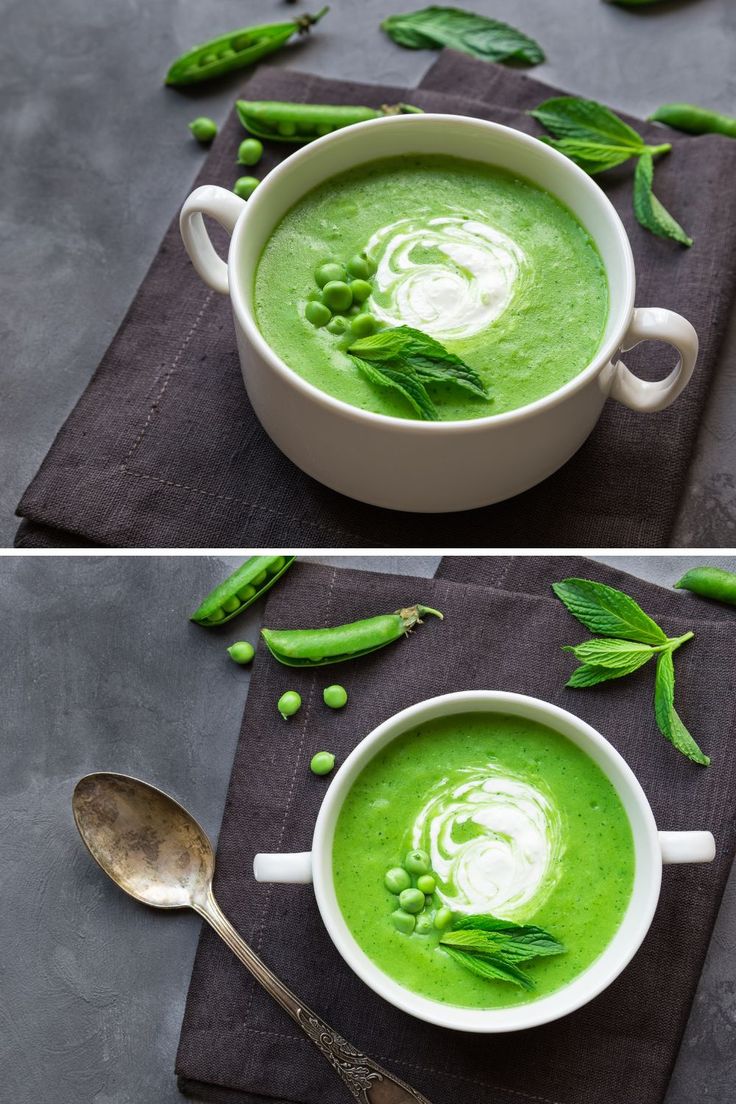 Easy Pea & Mint Soup