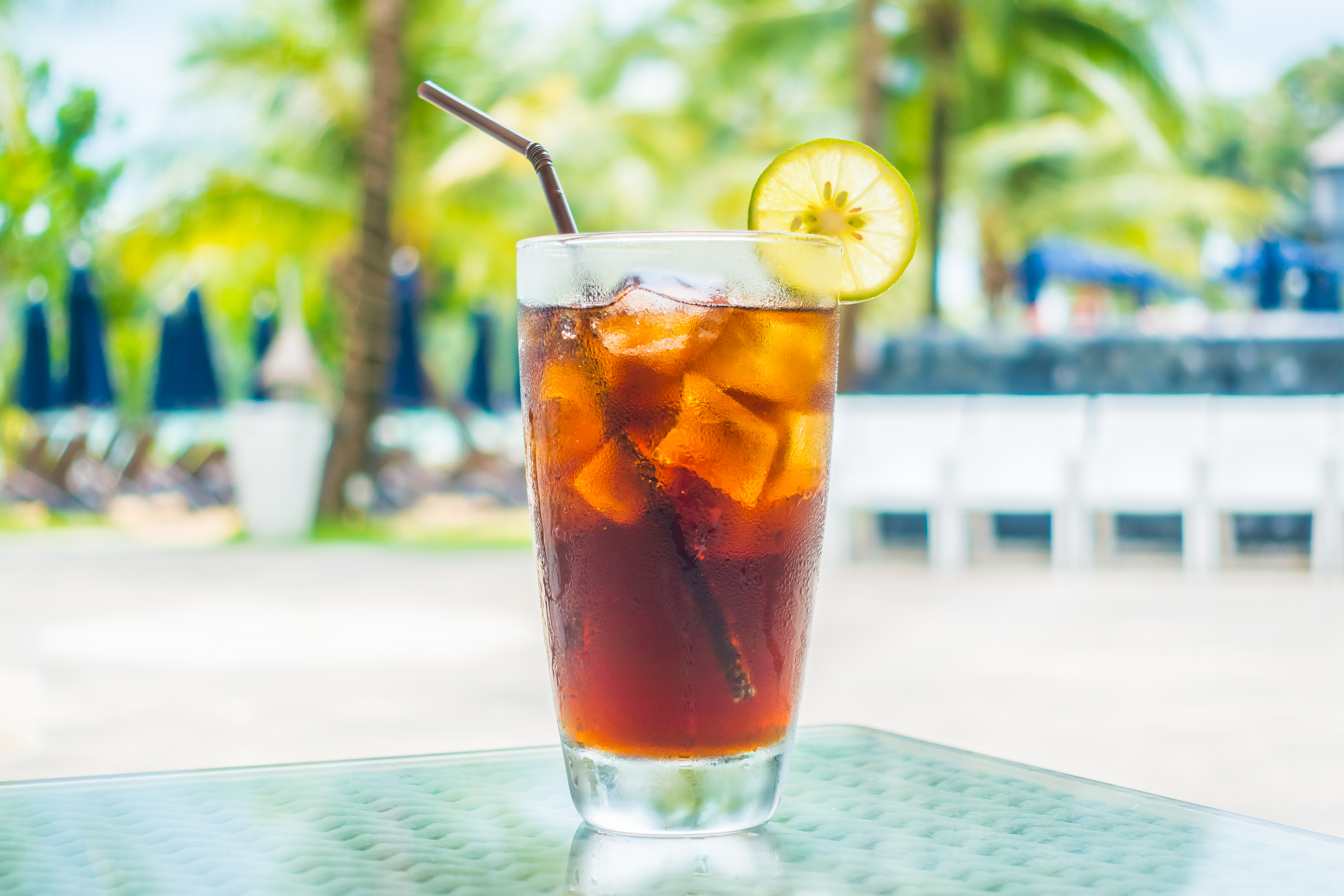 Strong mixed drink with cola