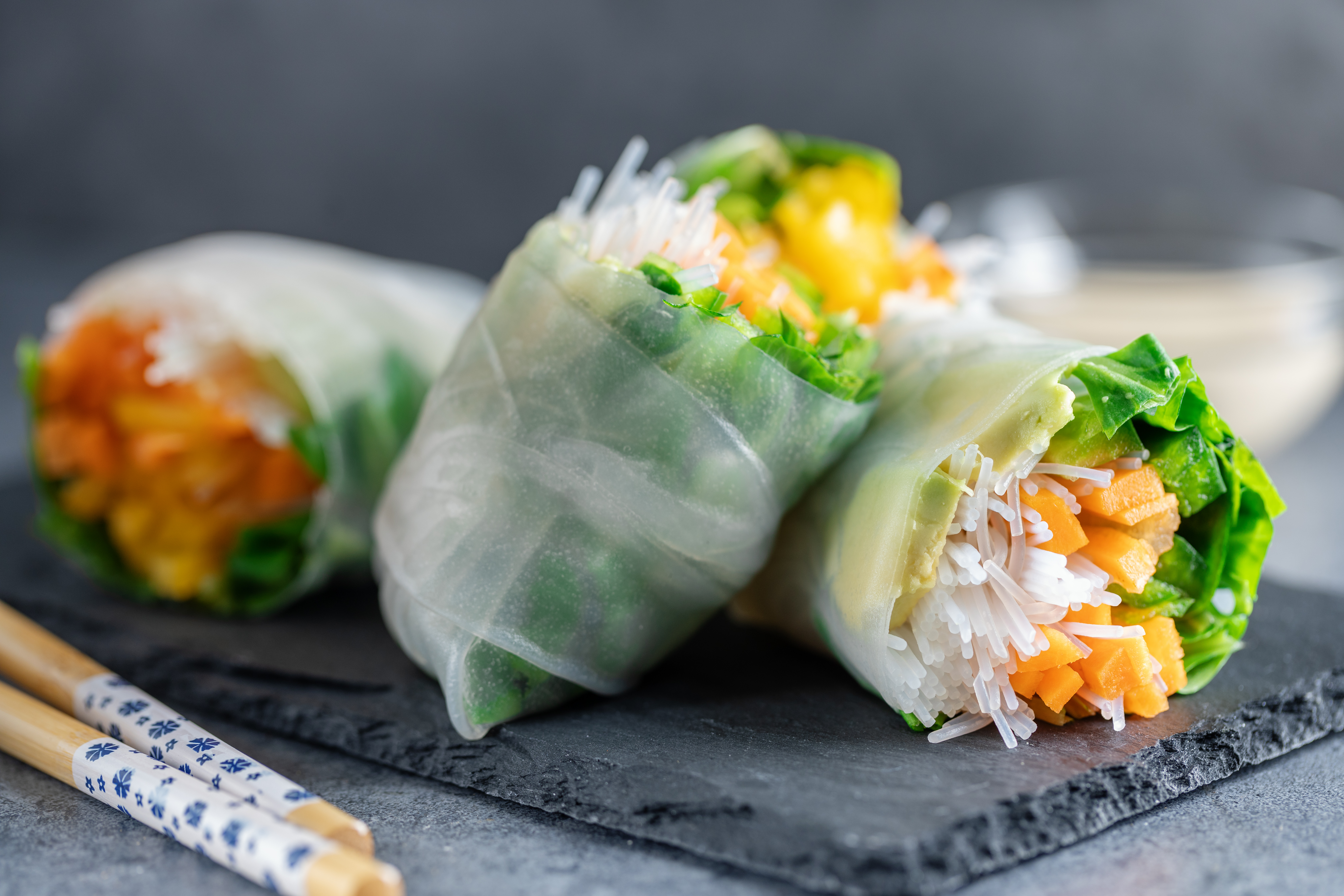 Veggies rice paper roll