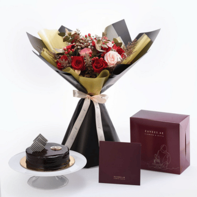 Choclate and cake combo