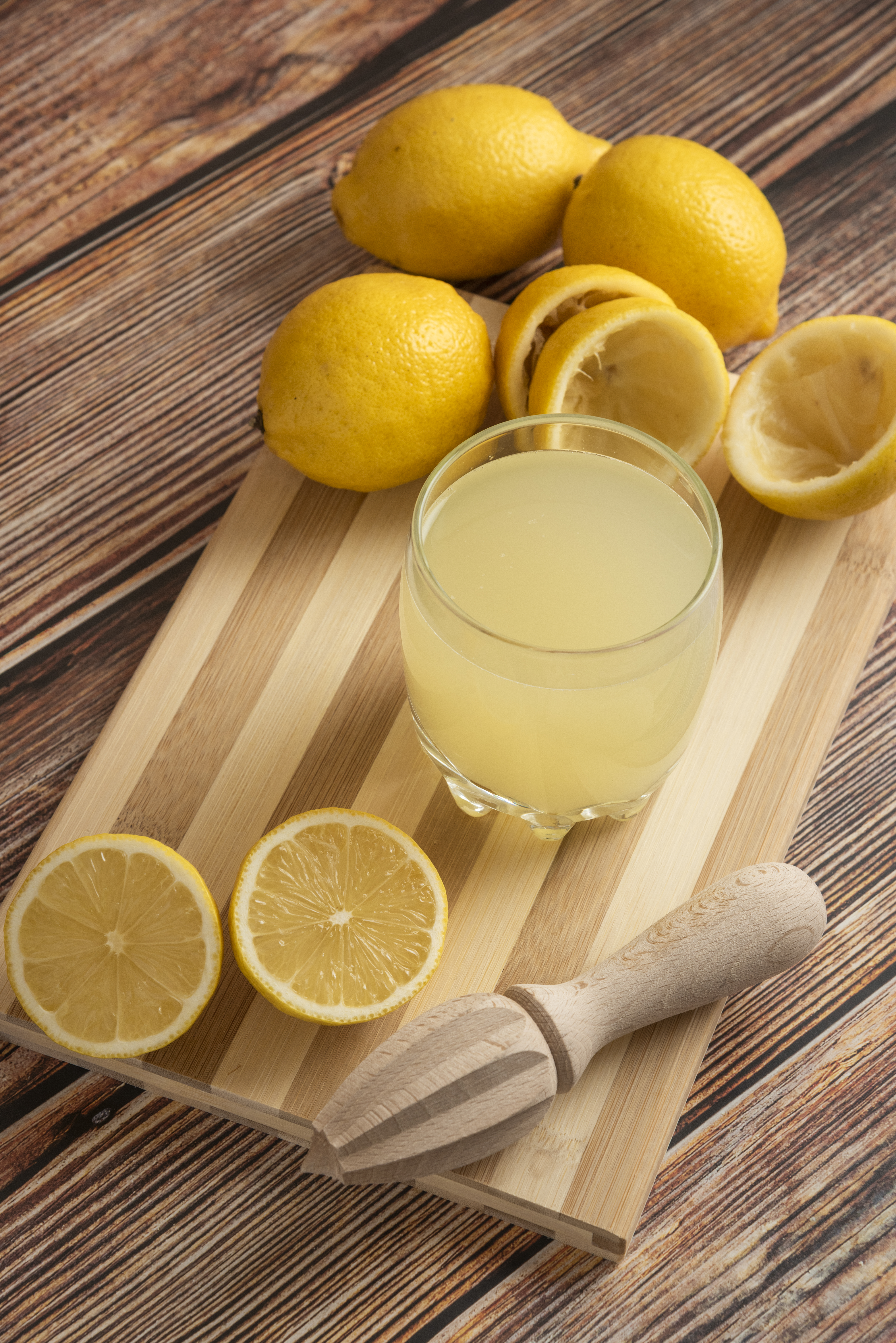 Glass of lemon juice