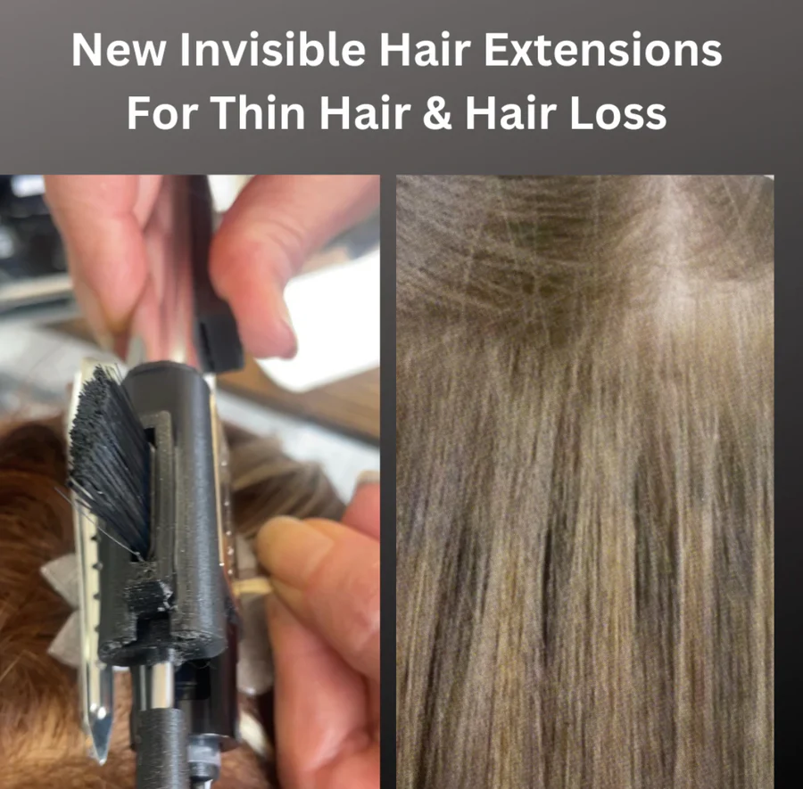 invisible hair extensions