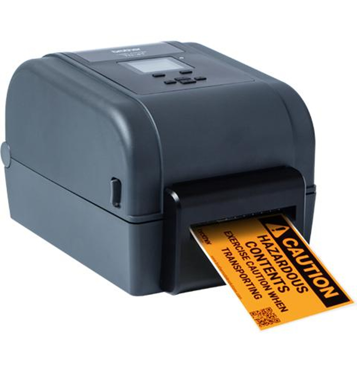 Brother label printer printing caution safety label