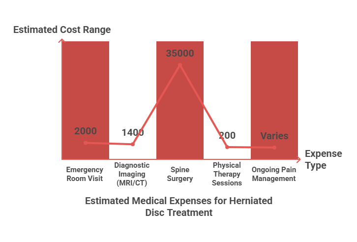 Graphical representation of medical expenses